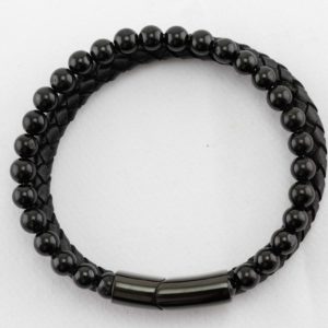 BRACELET CUIRE TOURMALINE BRACELET CUIRE TOURMALINE