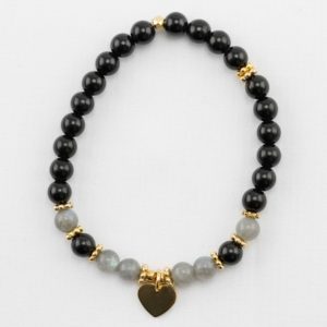 BRACELET TOURMALIE ET LABRADORITE BRACELET TOURMALIE ET LABRADORITE