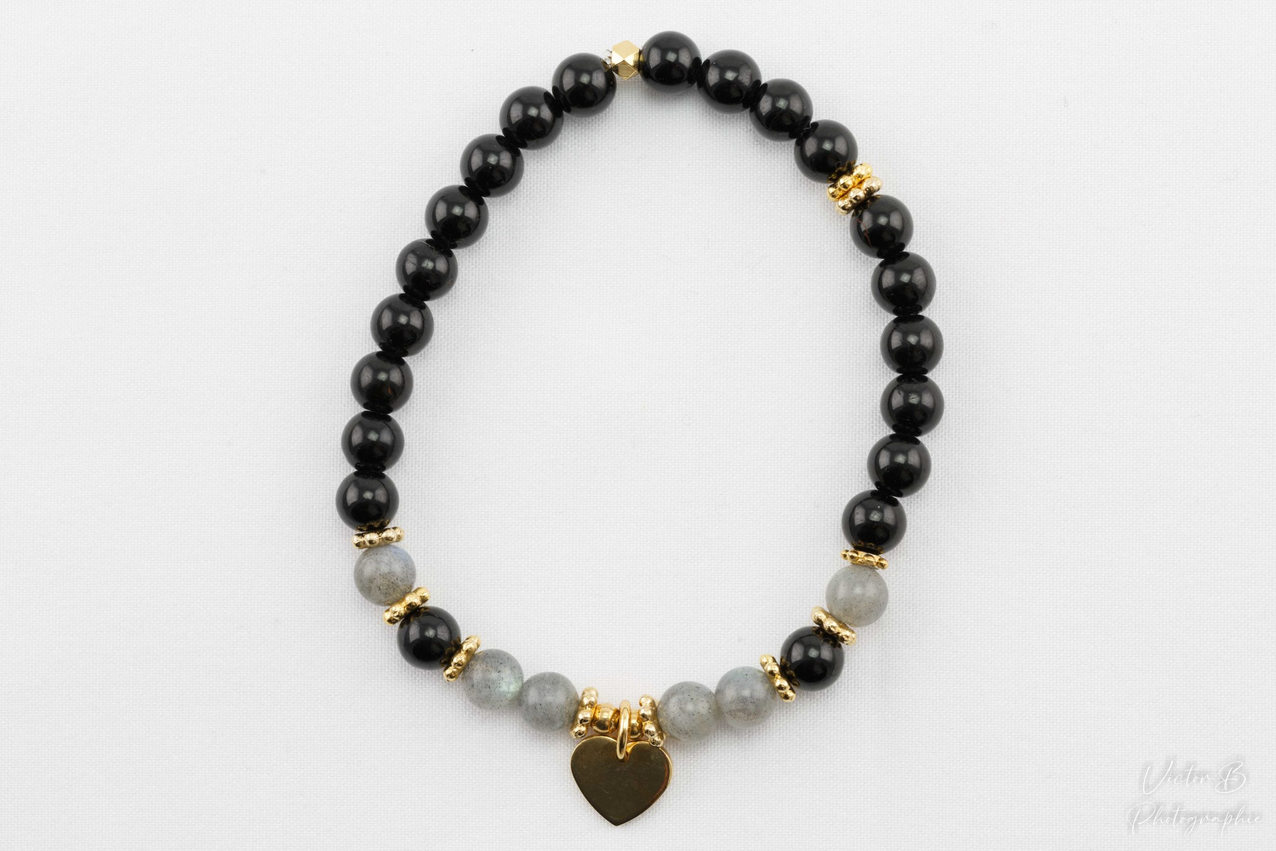 BRACELET TOURMALIE ET LABRADORITE BRACELET TOURMALIE ET LABRADORITE