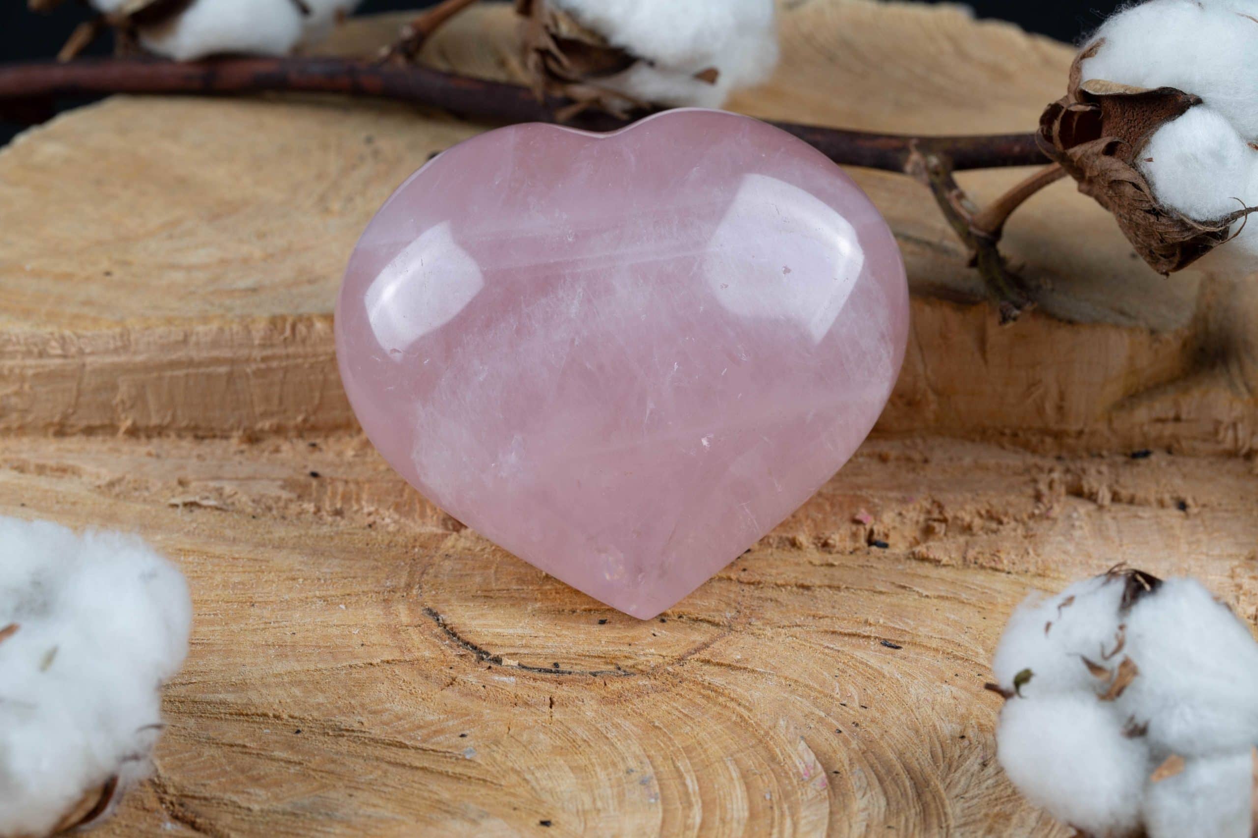 Coeur Quartz rose Coeur Quartz rose