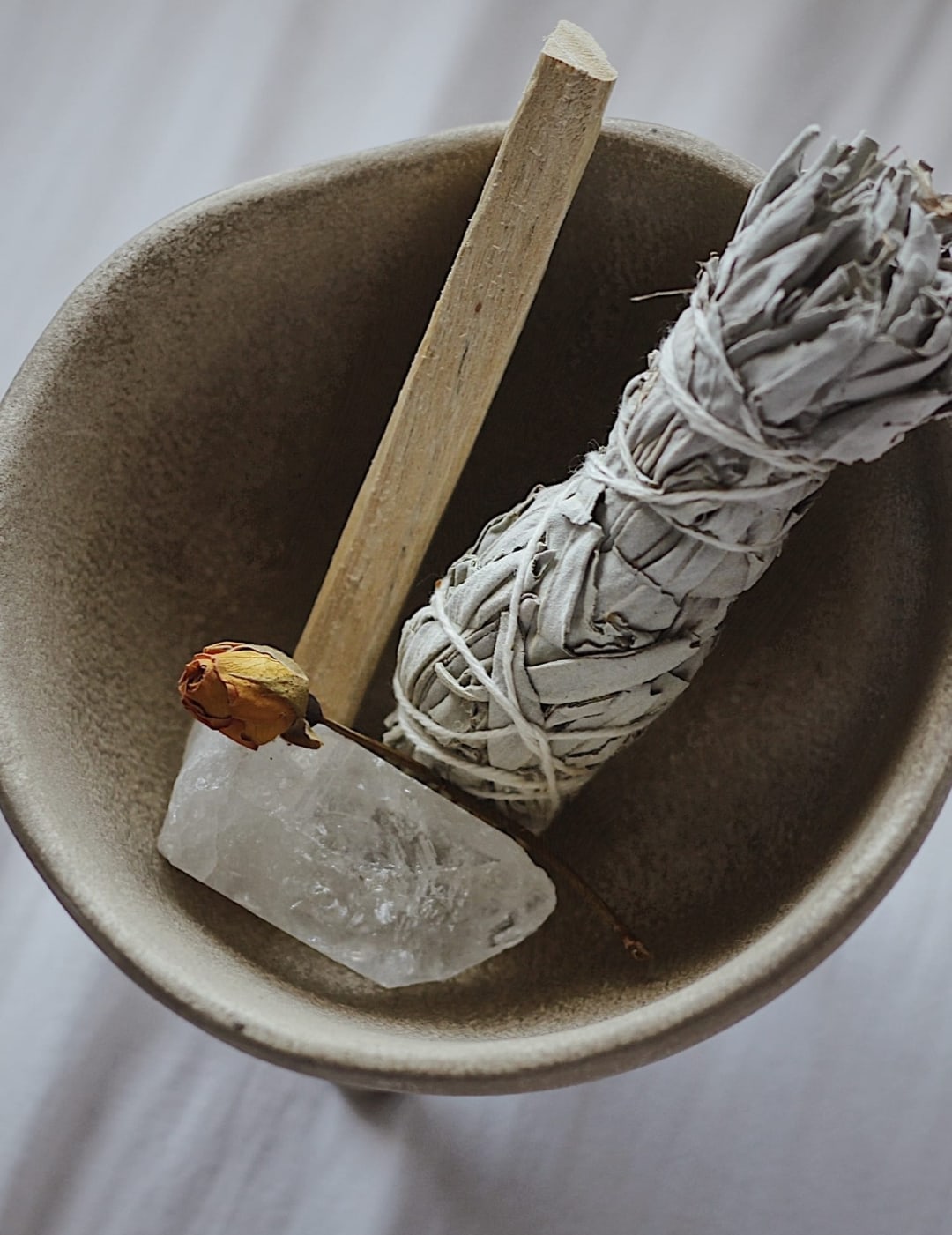 Composition de auge blache et Palo santo Composition de auge blache et Palo santo