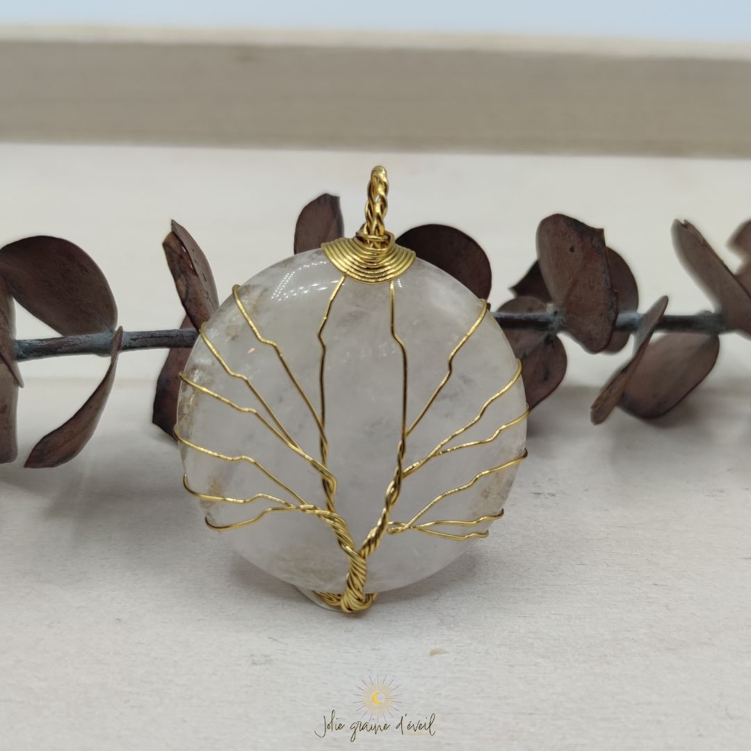 Cristal de roche arbre de vie Cristal de roche arbre de vie