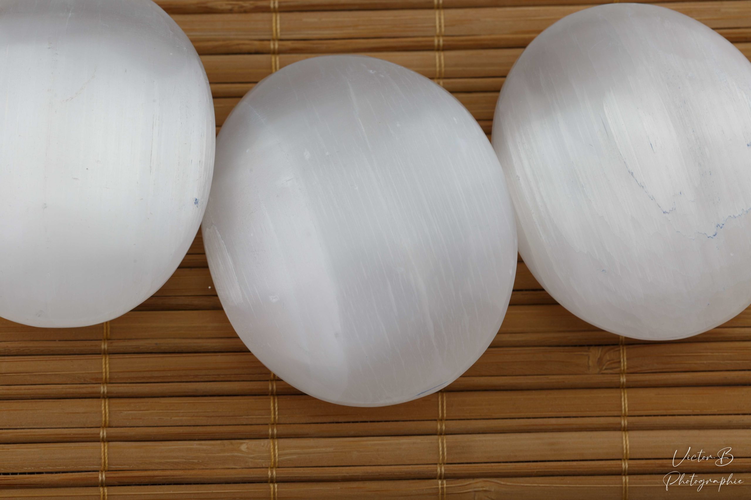 Galet de Sélénite Galet de Sélénite