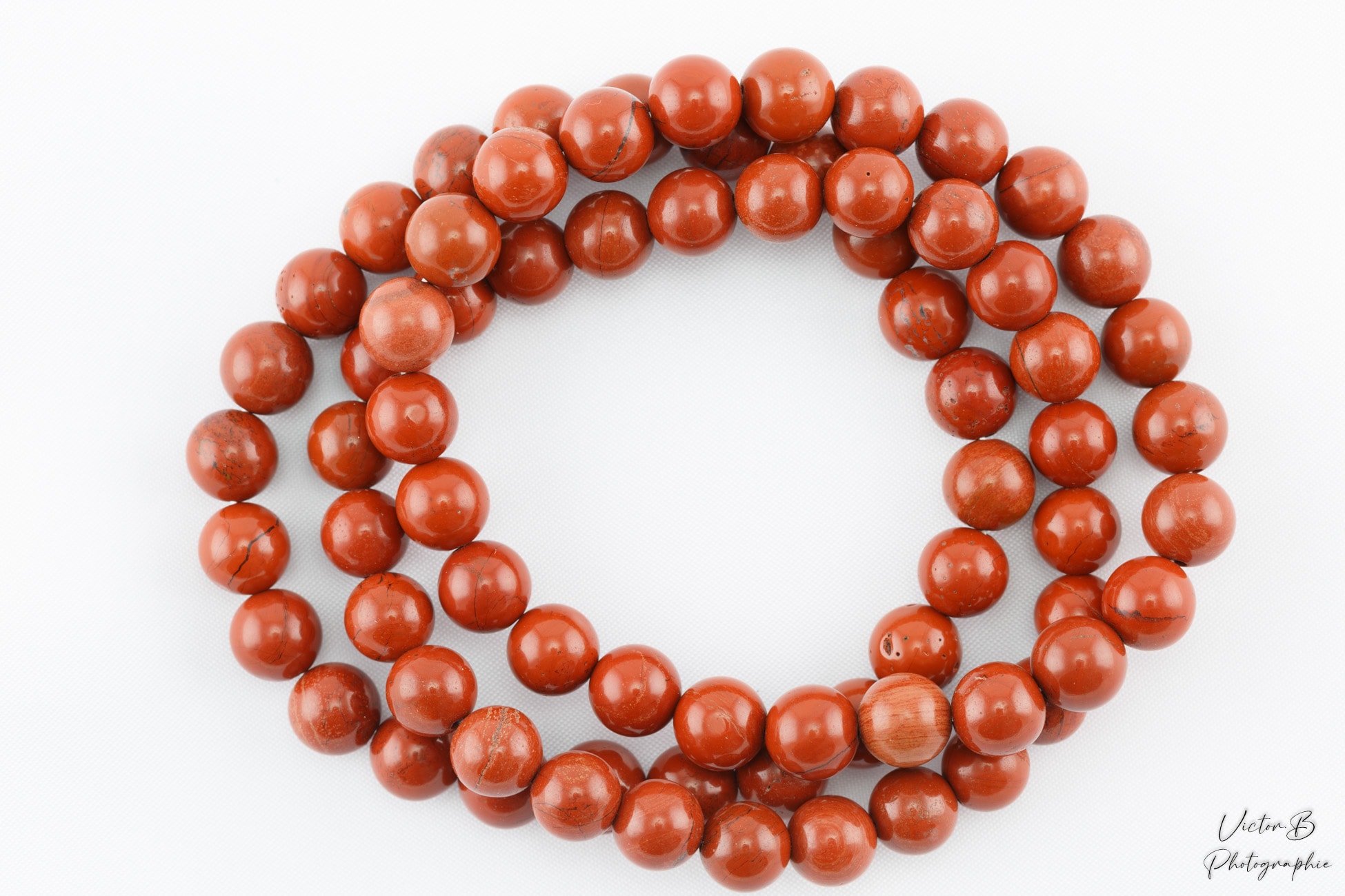 Bracelet jaspe rouge Bracelet jaspe rouge