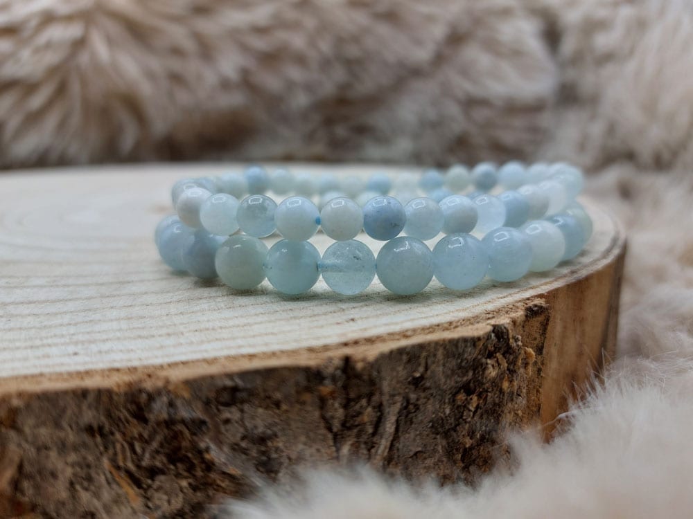 Aigue marine 6mm-et-8mm Aigue marine 6mm-et-8mm