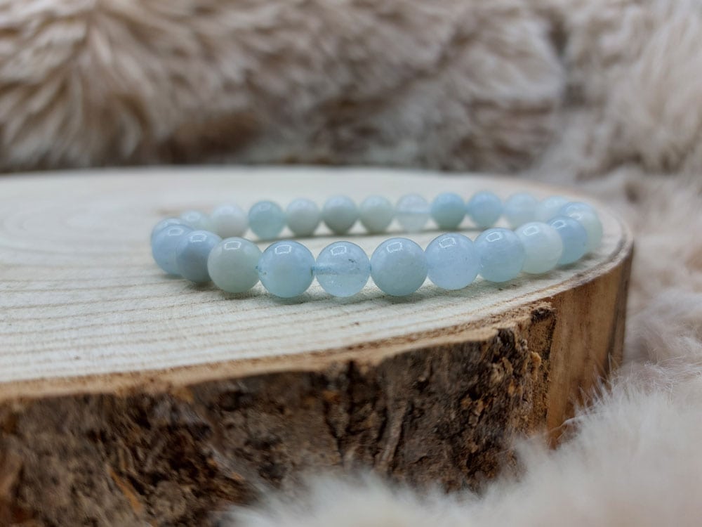 Aigue marine 8mm Aigue marine 8mm