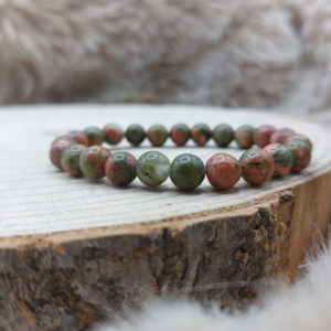 Unakite-8mm Unakite-8mm