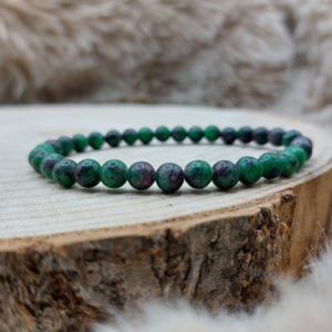 Rubis-sur-zooisite-6mm Rubis-sur-zooisite-6mm