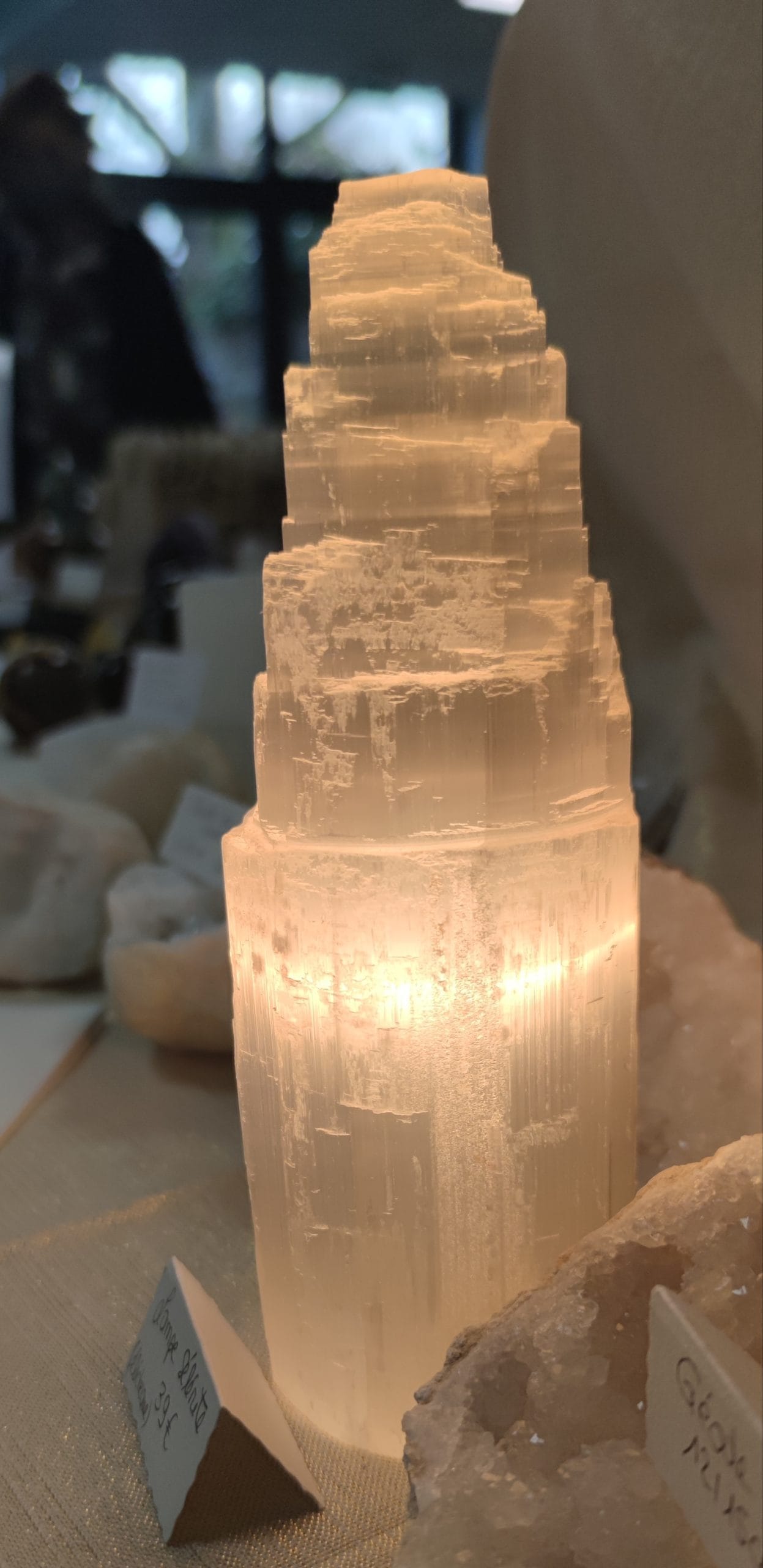lampe Ampoue selenite lampe Ampoue selenite