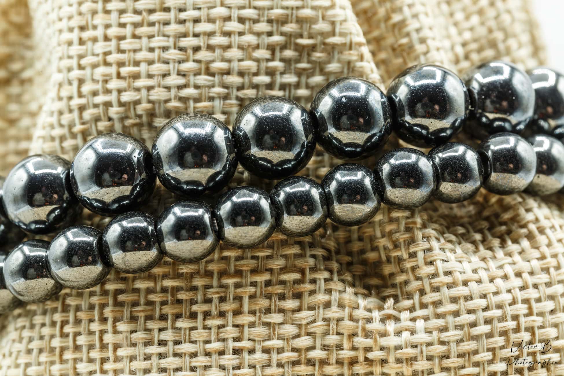 Bracelet Hématite détails