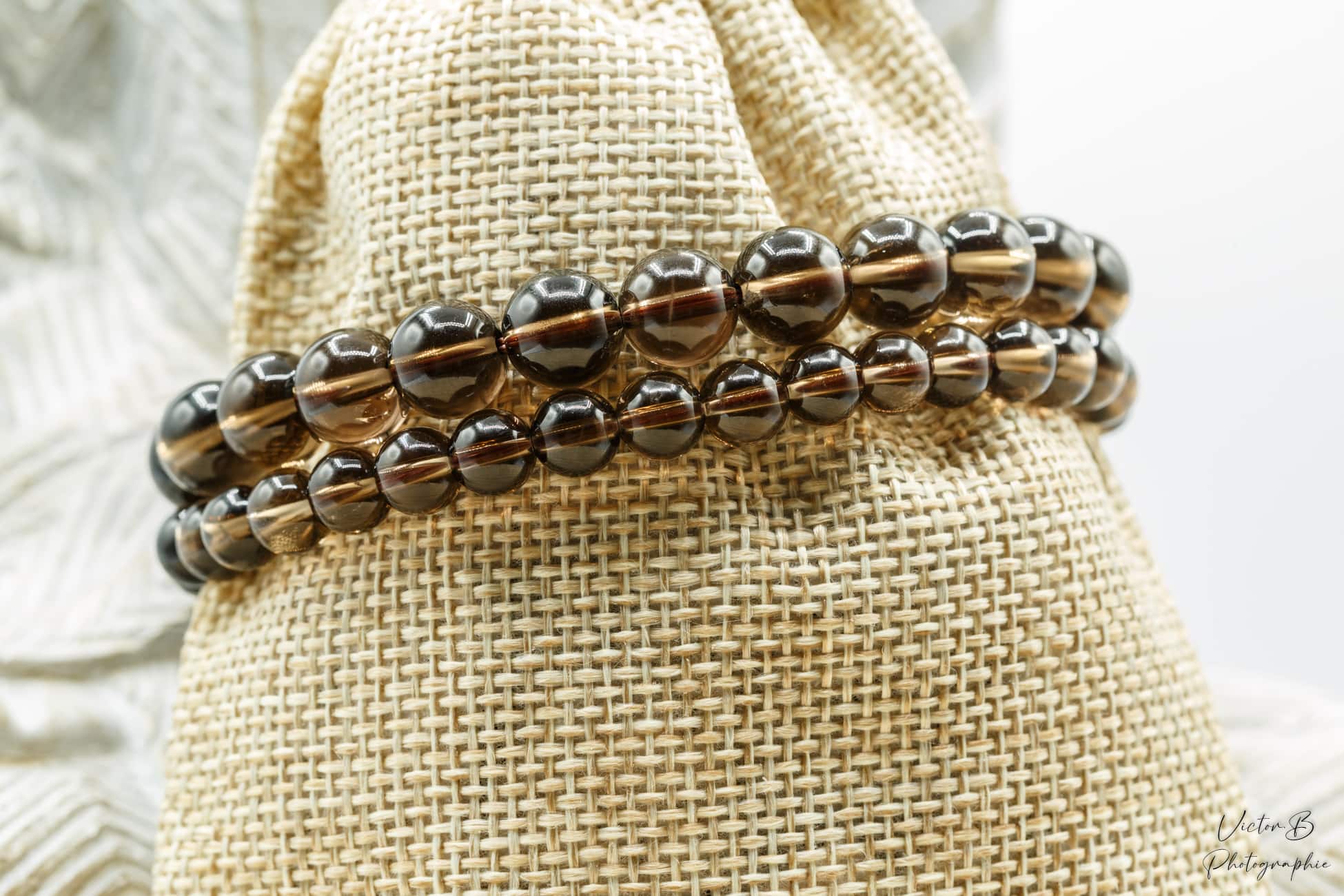 Bracelet Quartz Fumé Bracelet Quartz Fumé