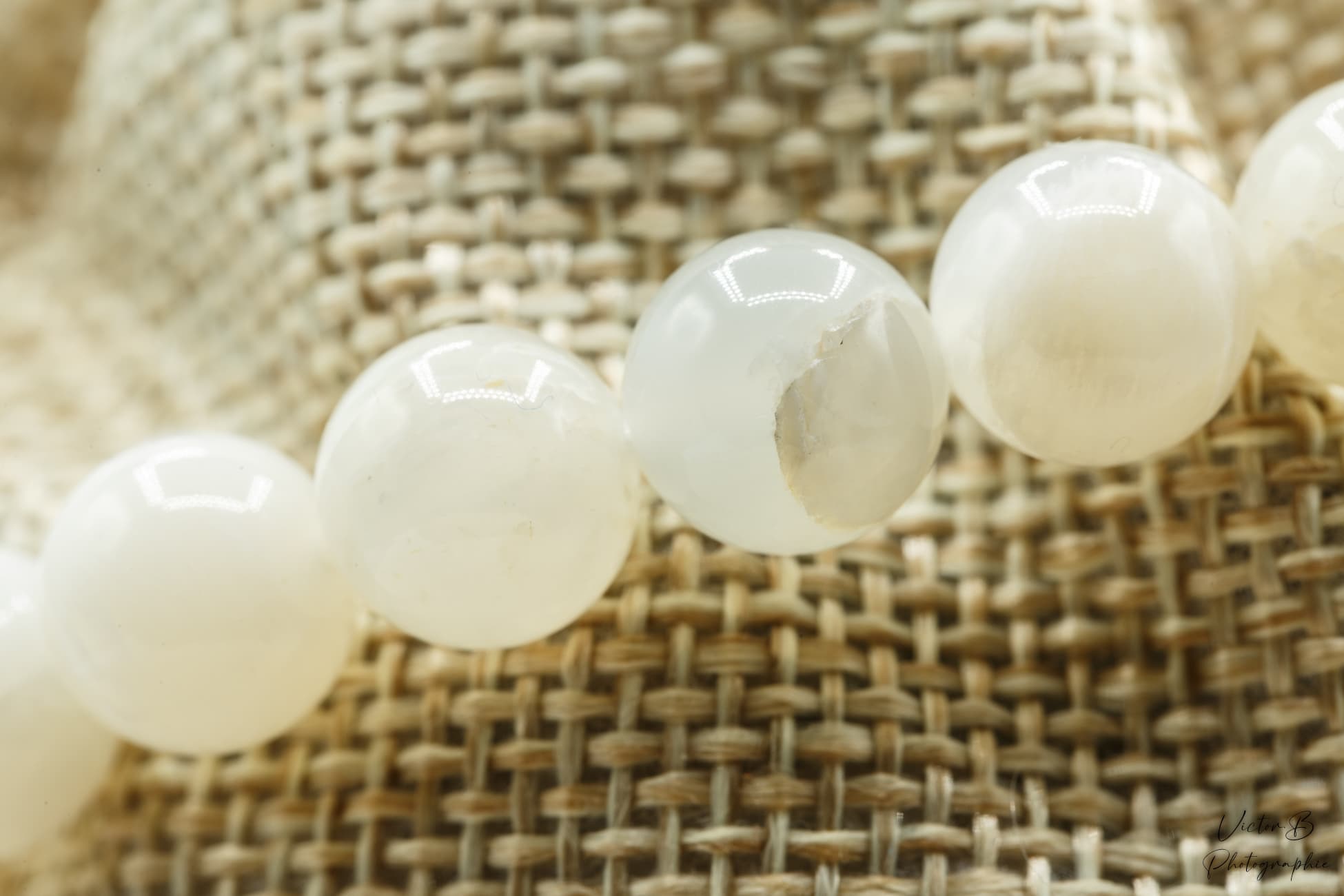 Bracelet pierre de lune -8mm Bracelet pierre de lune -8mm