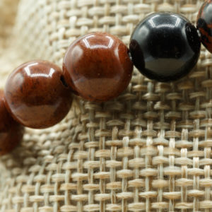 Obsidienne acajou bracelet