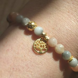 Bracelet By aude Oeil de chat Pierre de soleil Bracelet By aude Oeil de chat Pierre de soleil