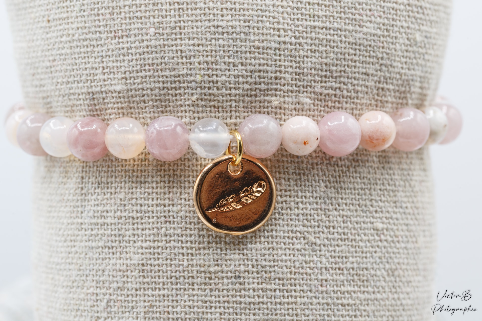 Bracelet By aude Plume plaqué or rose