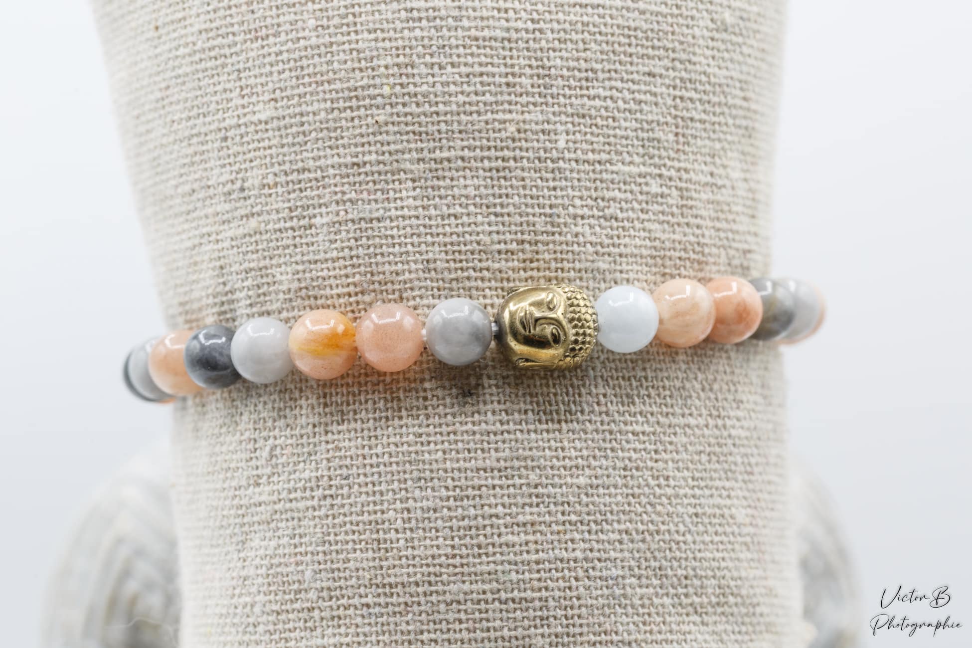 Bracelet oeil de chat pierre de soleil