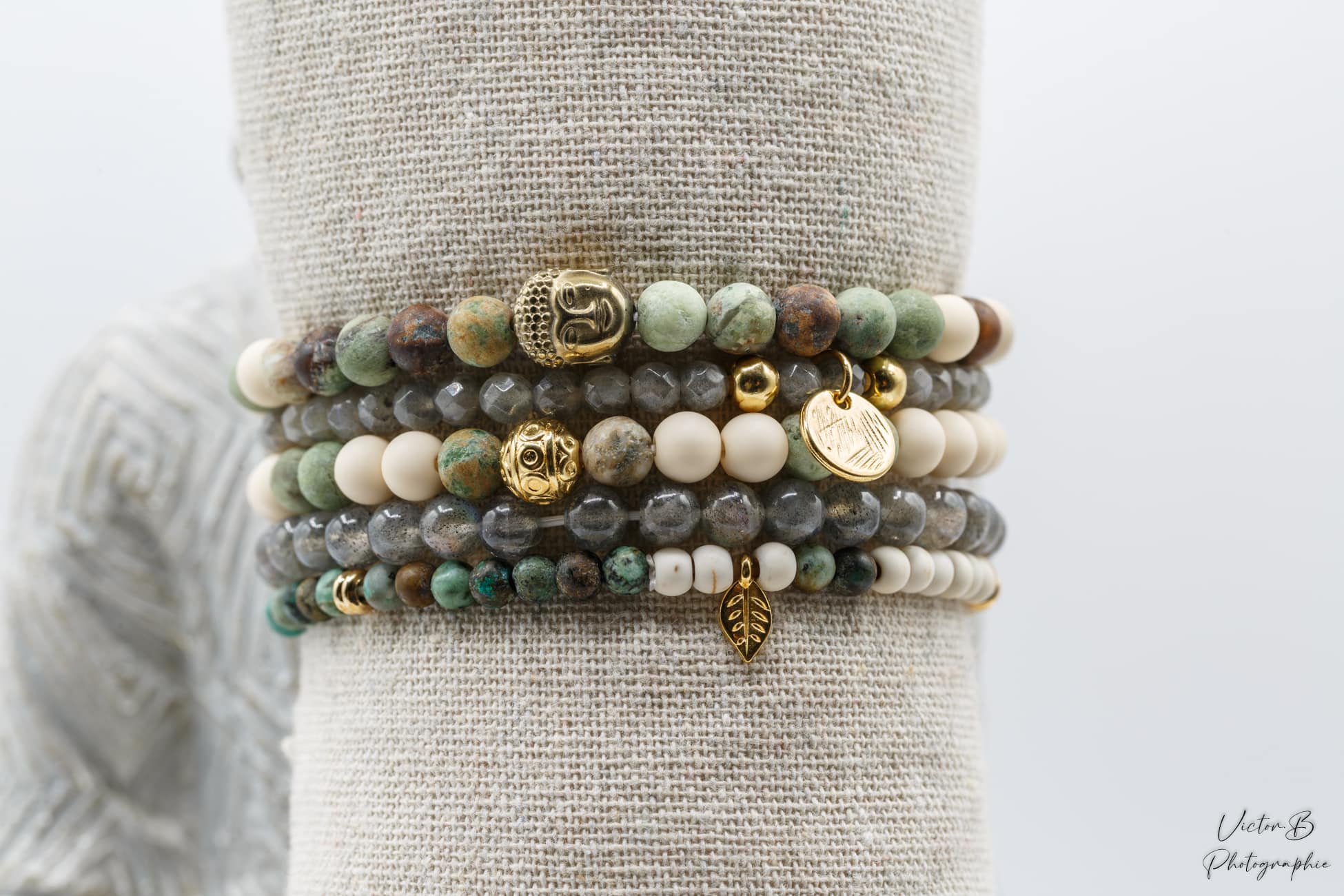 Collection boheme labradorite turquoise d’afrique opale verte Magnésite Or Collection boheme labradorite turquoise d’afrique opale verte Magnésite Or