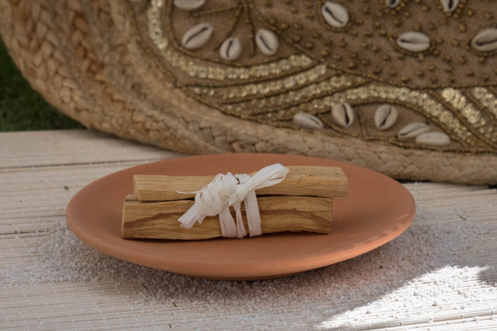 Assiette terre cuite