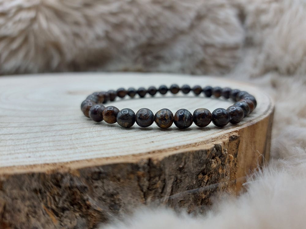 Bronzite perle-6mm Bronzite perle-6mm