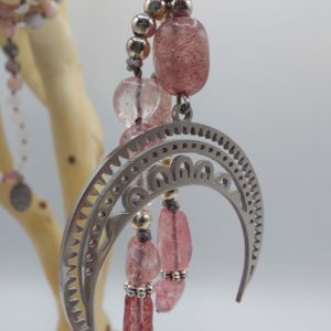 Mala opale rose morango