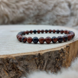 Obsidienne-acajou-6mm