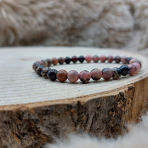 Rhodonite-6mm Rhodonite-6mm