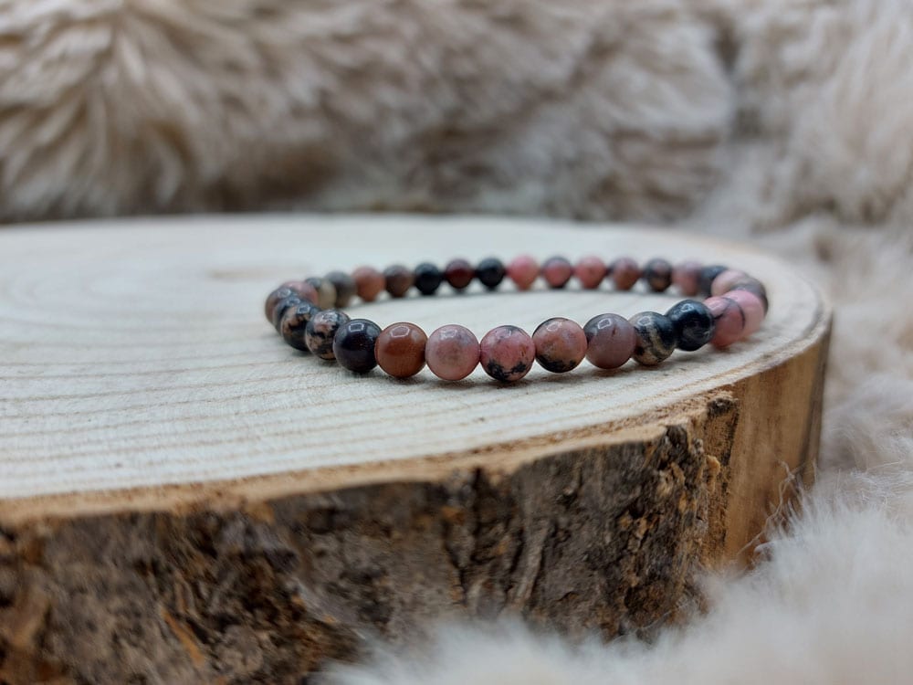 Rhodonite-6mm Rhodonite-6mm