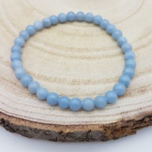 bracelet-Angelite-6mm bracelet-Angelite-6mm