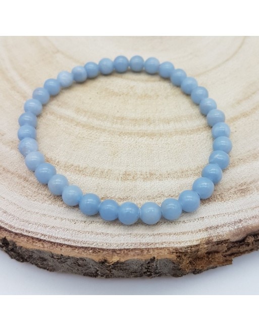bracelet-Angelite-6mm bracelet-Angelite-6mm