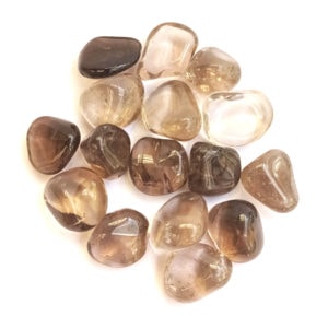 Quartz-fumé-pierre-roulée Quartz-fumé-pierre-roulée