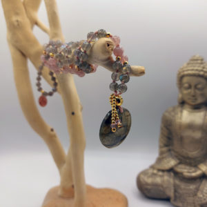 Mala labradorite quartz rose arbre