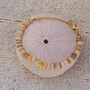 Heishi coquillage creme Heishi coquillage creme