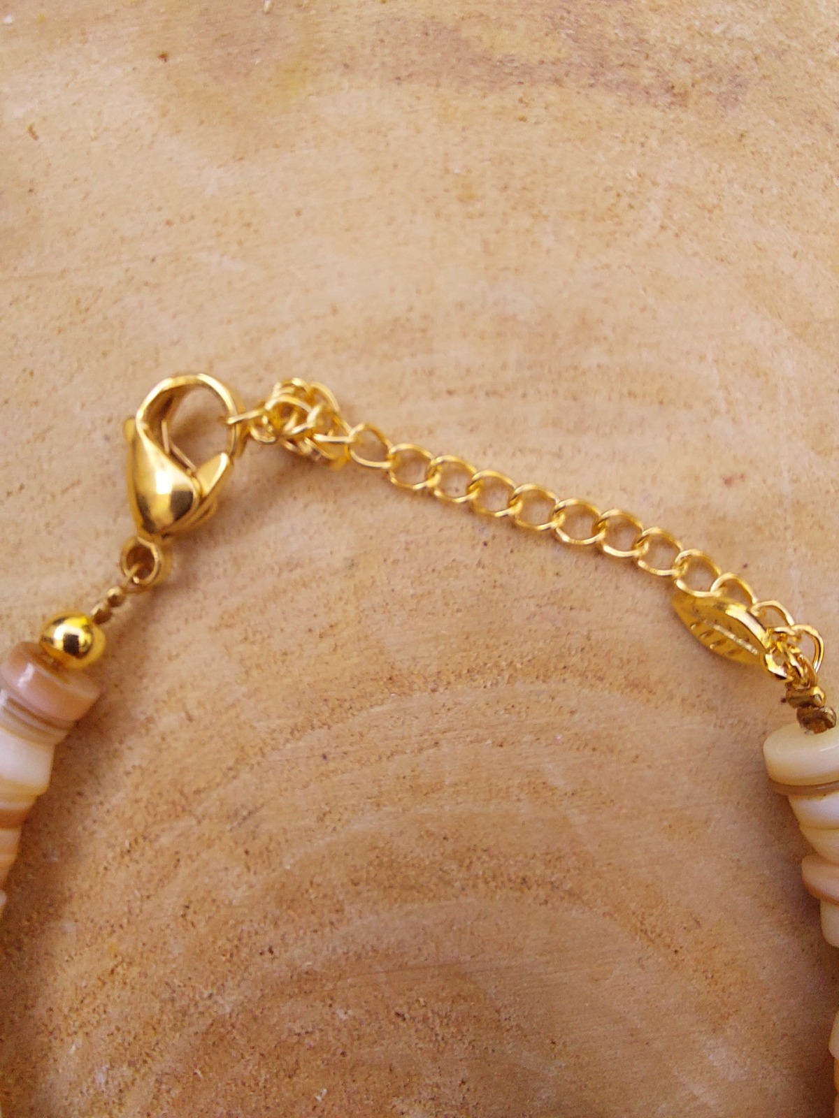 Heishi coquillage creme 5 Heishi coquillage creme 5