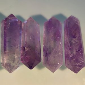 Pointe biterminee Amethyste Pointe biterminee Amethyste
