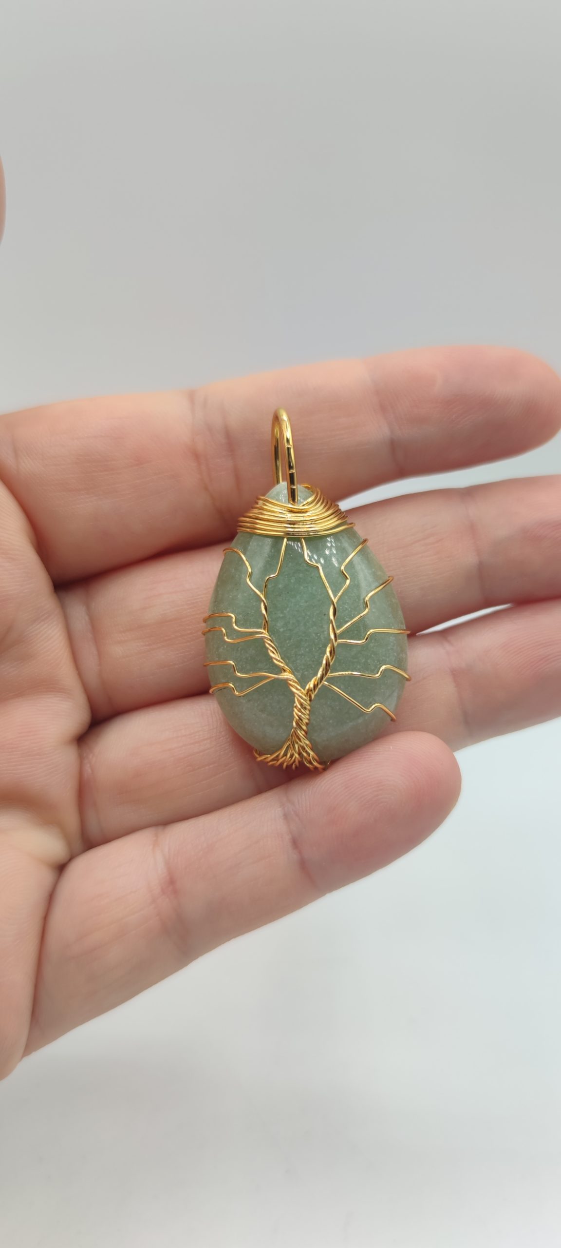 AVENTURINE GOUTTE ARBRE DE VIE OR AVENTURINE GOUTTE ARBRE DE VIE OR